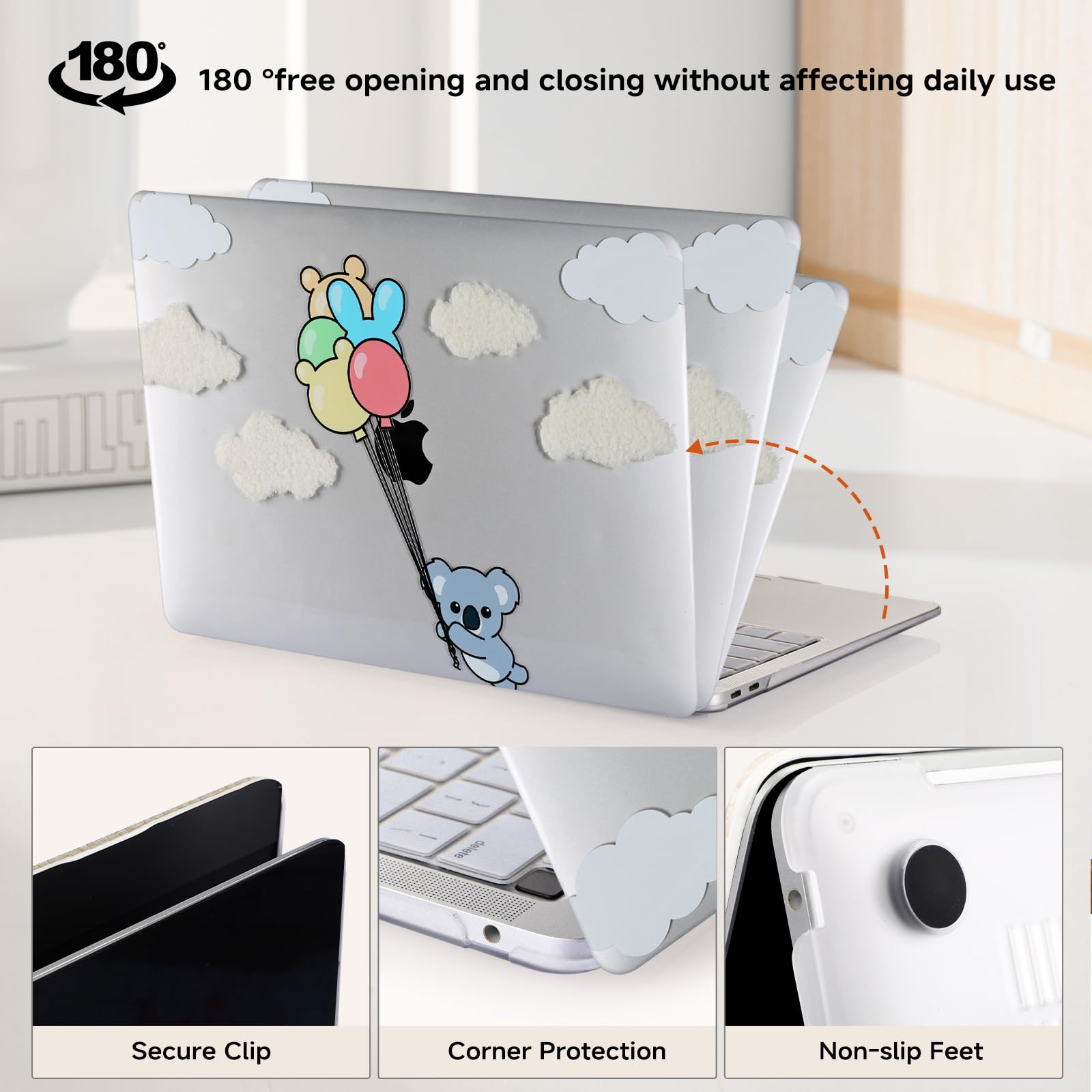 美品 スコティッシュさん専用 MacBookAir2020 Amazon.com: BYCeKe Cute Case for MacBook Air 13.6 inch 2022-2025
